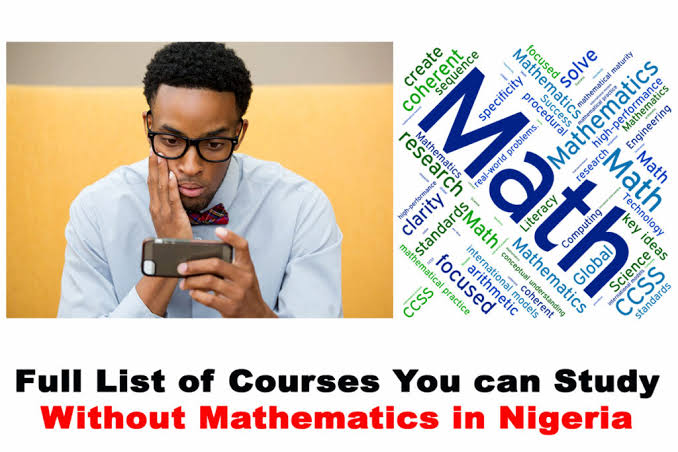 Jamb Courses Without Mathematics